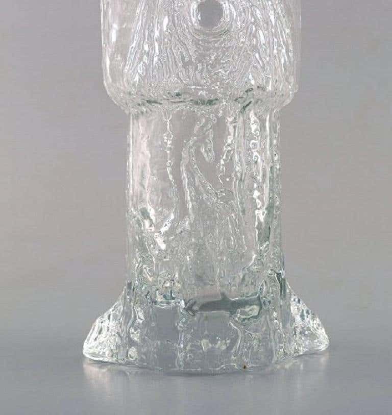 Eugen Montelin For Reijmyre Glass, "Birch Stub" Vase In Clear Art Glass photo 404.0