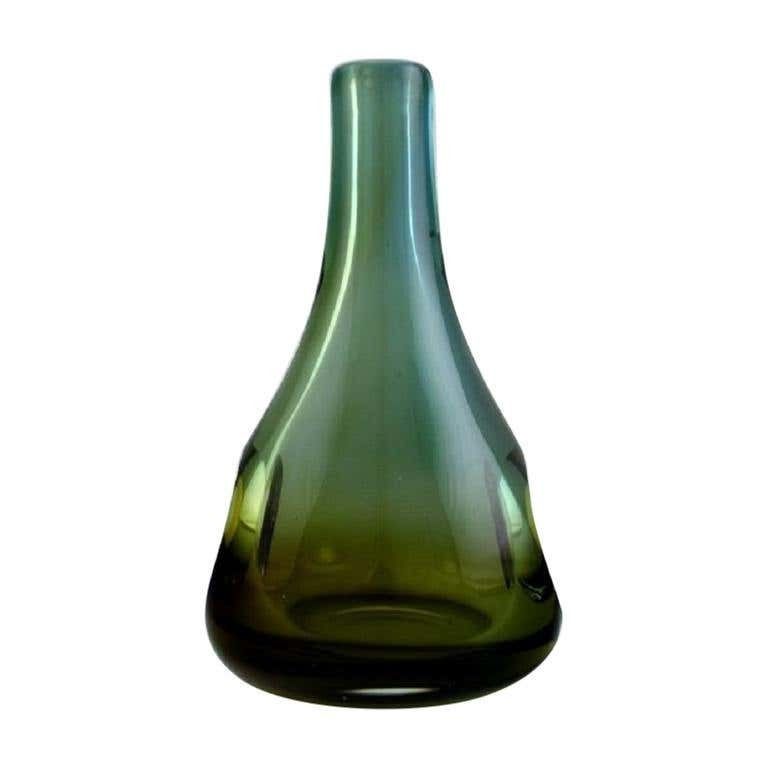 Mona Morales For Kosta Boda, "Ventana" Vase In Mouth Blown Art Glass