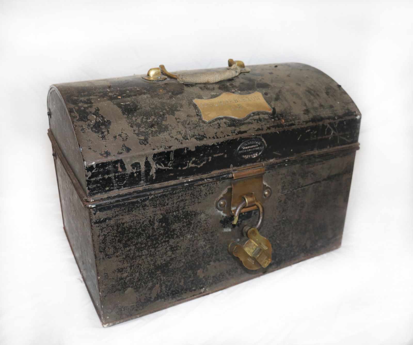 Black Metal Deed Box photo furniture