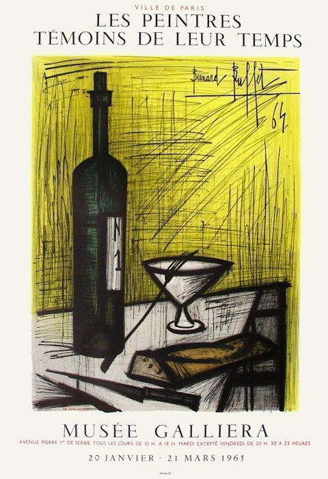 Buffet Bernard   Poster In Lithography   Musée Galliera The Painters Witnesses Of Their Time