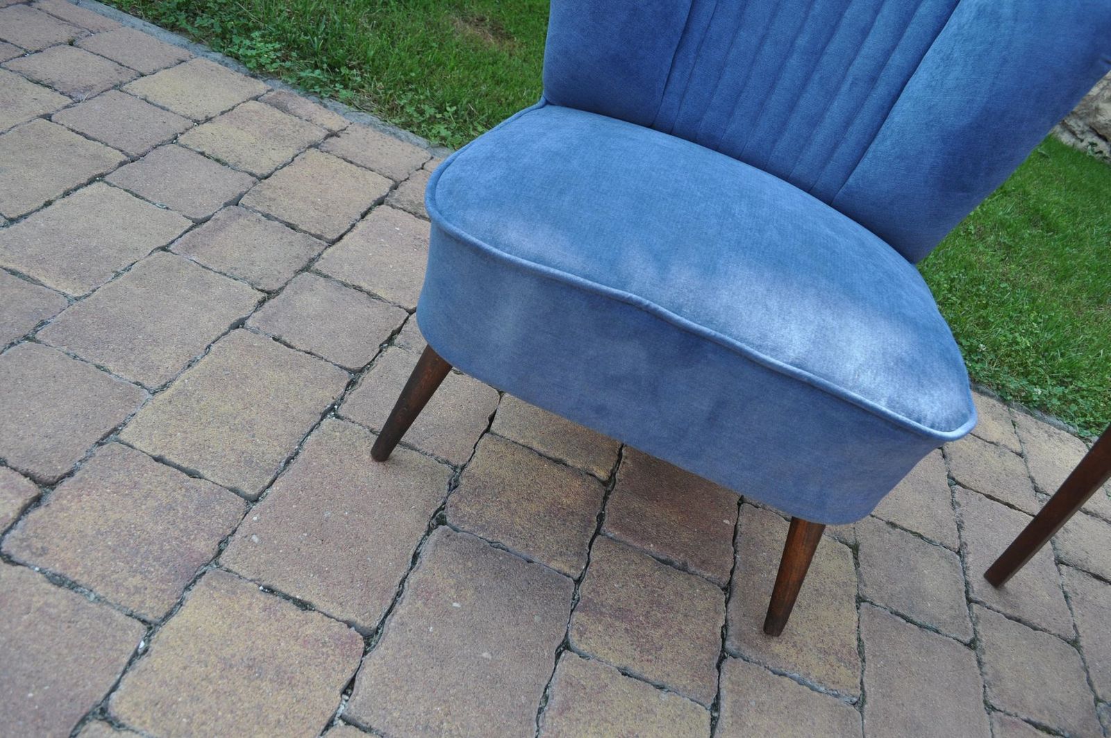 Blue Cocktail Chairs, 1950s, Set Of 2 photo Furniture