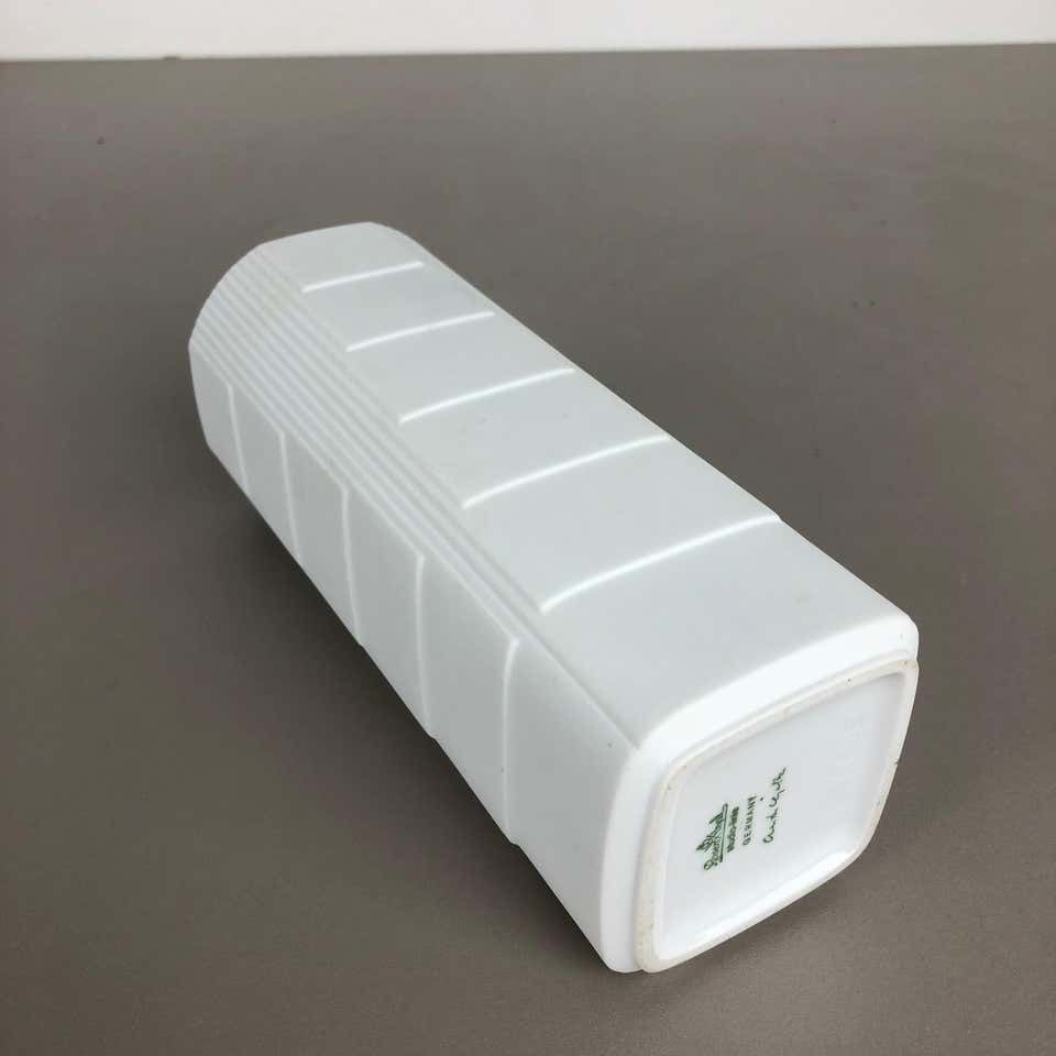 photo vinterior Original Porcelain Op Art Vase By Christa Galtz For Rosenthal Germany, 1970s