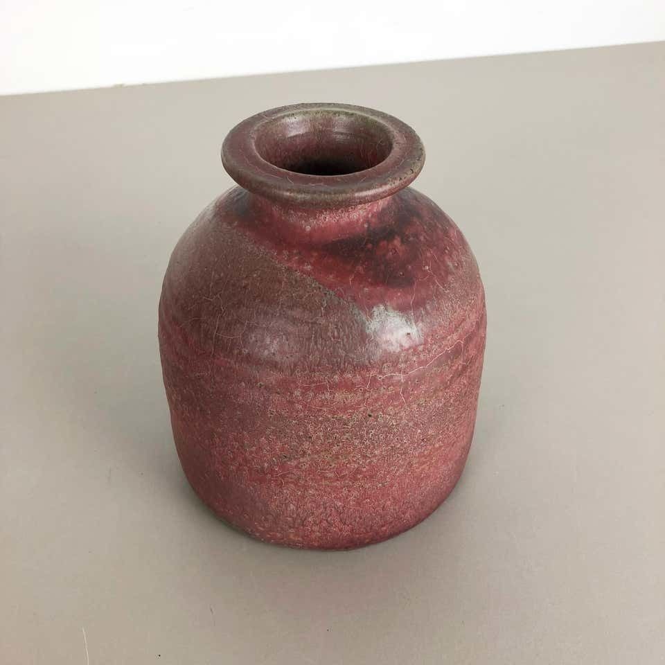 Original 1960 Ceramic Studio Pottery Vase By Piet Knepper For Mobach Netherlands photo Home Decor