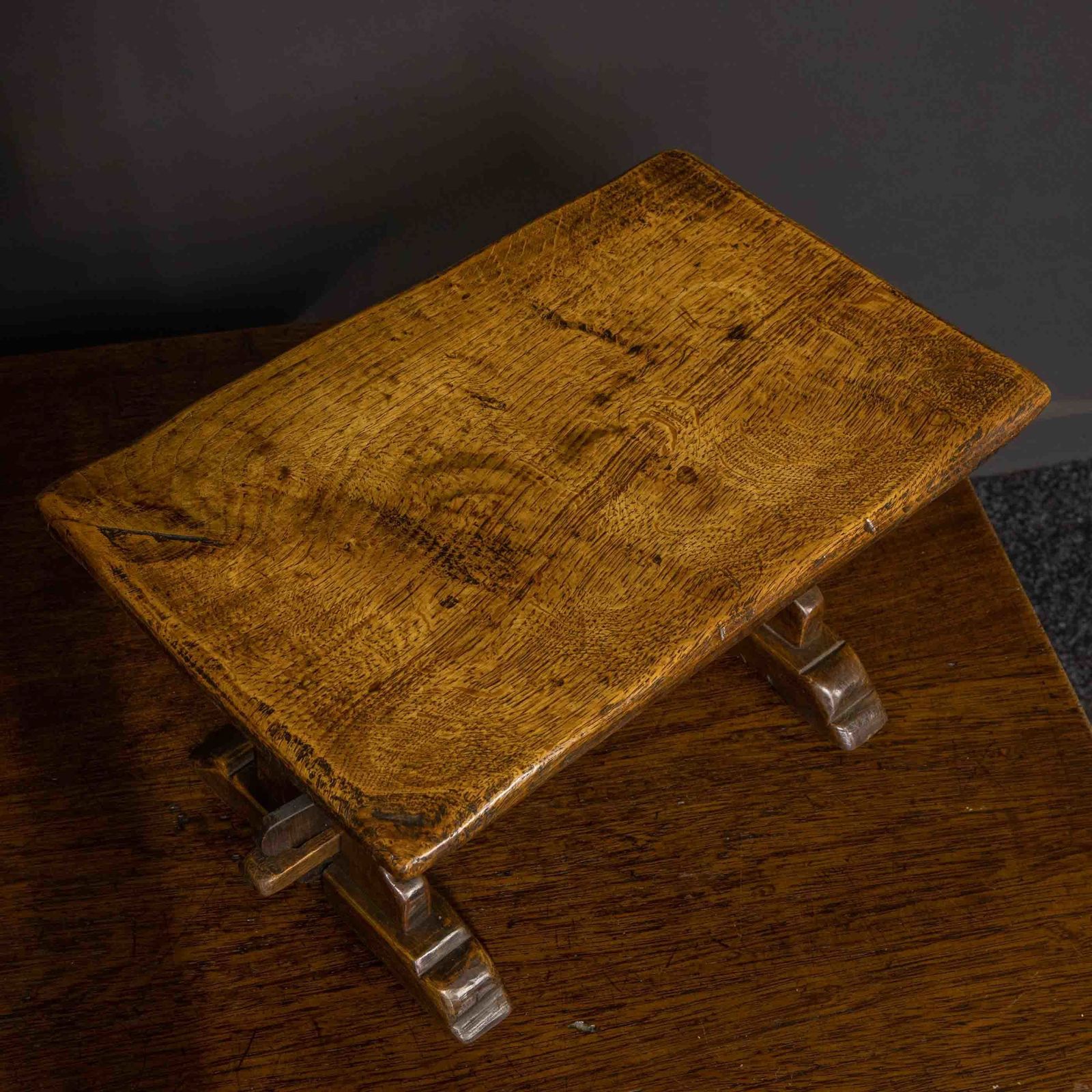 Miniature Pair Of Arts And Crafts Refectory Tables photo 690.0
