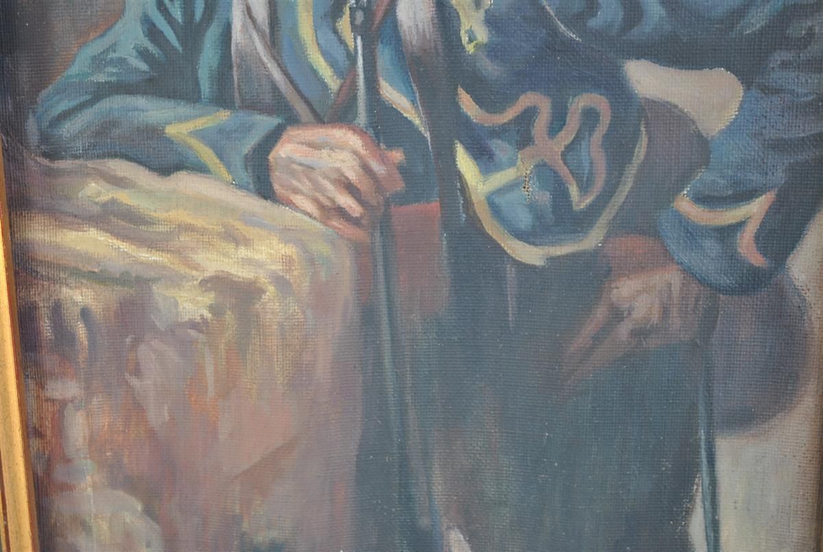 The Zouave Painting X Xth By O. Nicomède photo Art