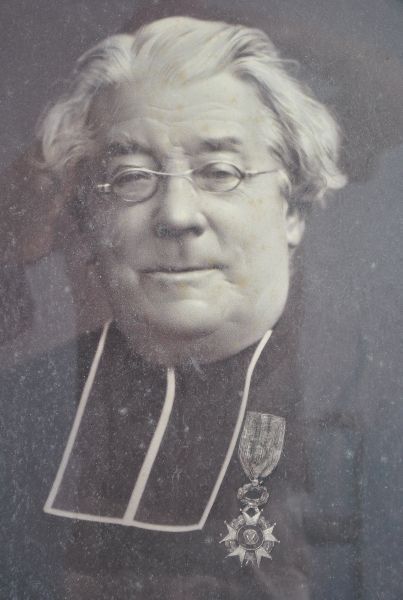 Old Photo Of Father Dassy By C. Brion Late 19th Century photo furniture