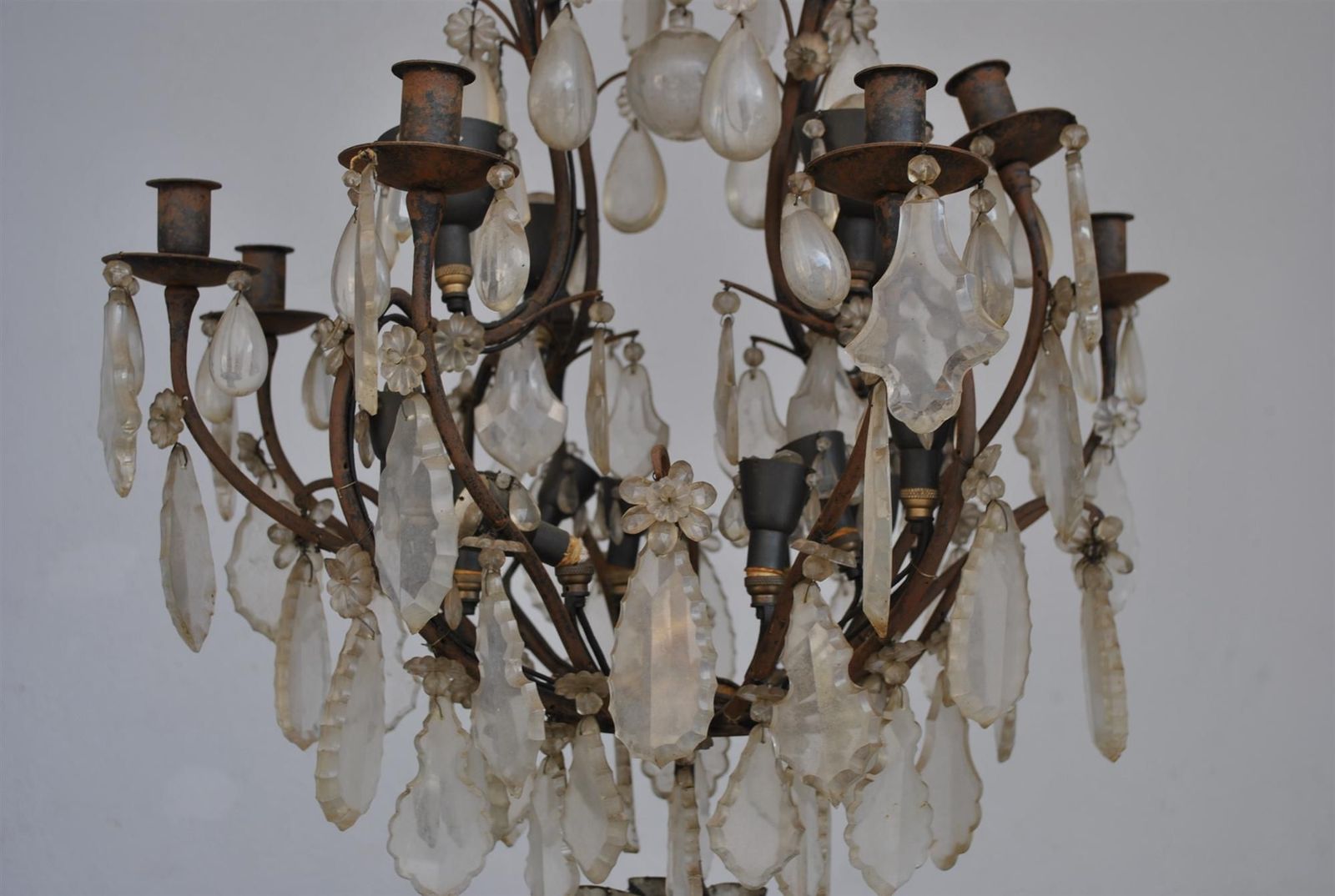 Chandelier With Pendants Louis XV Style Early Xi Xth Century photo furniture