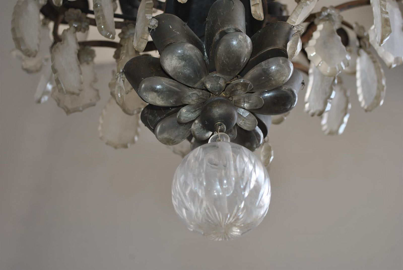 photo for sale Chandelier With Pendants Louis XV Style Early Xi Xth Century