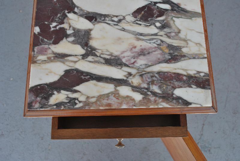 English Bedside Table In Satin Mahogany photo 658.0