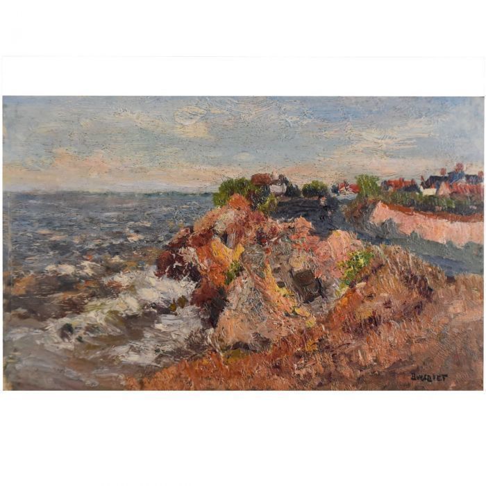 Landscape By Charles Bousquet French School