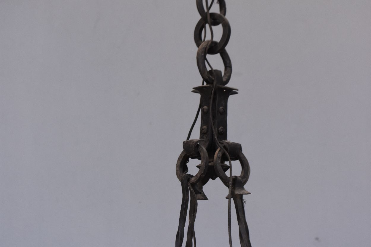 Wrought Iron Chandelier Renaissance Style photo 353.0