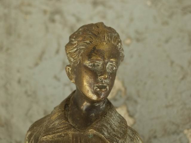 Bronze Soccer Player 1930 photo 385.0