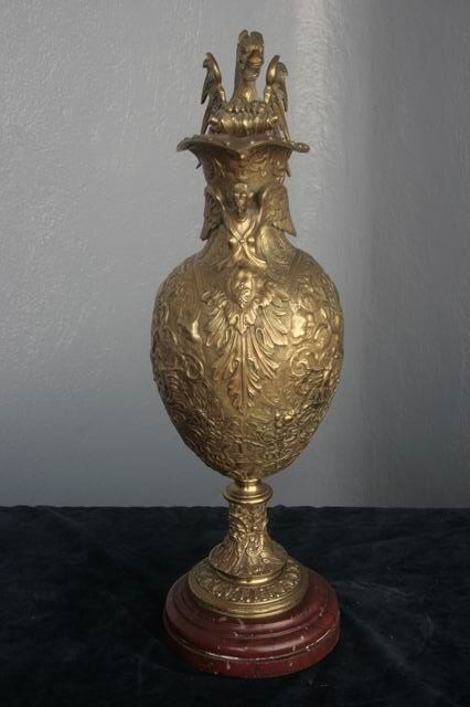 Ewer Renaissance Style In Bronze After Christofle Around 1900 photo vintage