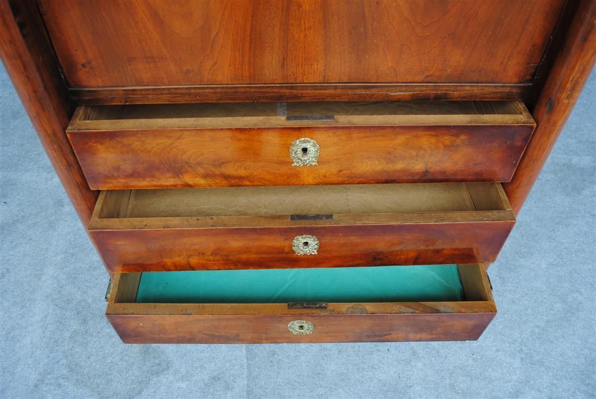 photo vinterior Secretary Flamed Mahogany Empire Style, Xi Xth Century
