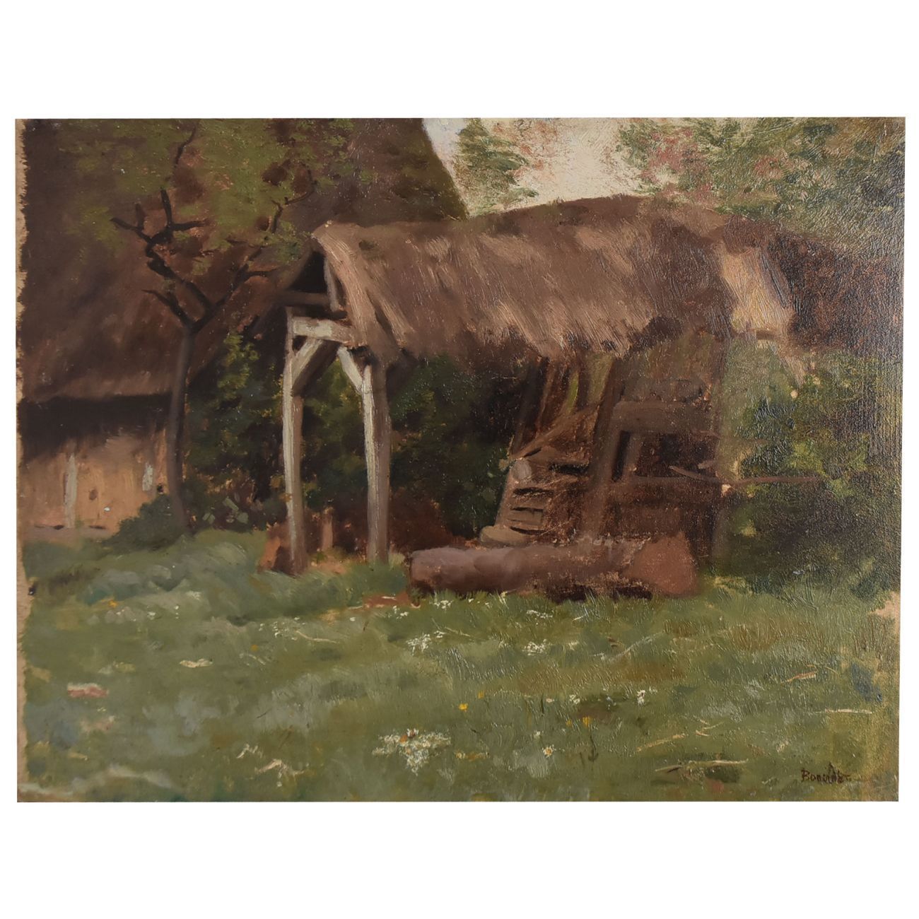 Landscape By Charles Bousquet French School