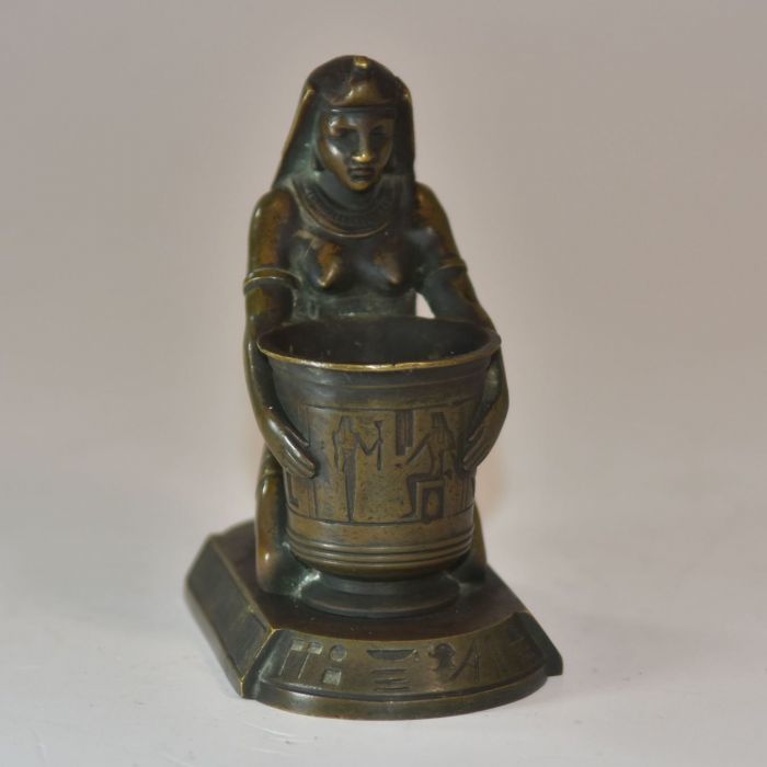 Pyrogenic Young Egyptian Bronze Egyptomania Period Late Nineteenth photo furniture