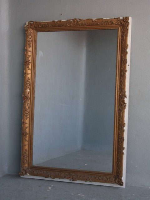 Restoration Period Gilded Stucco Mirror photo furniture