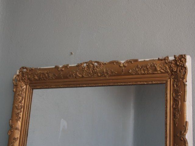 Restoration Period Gilded Stucco Mirror photo Home Decor