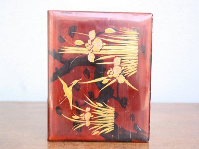Box Or Jewelry Box In Lacquer 1900 photo Home Decor