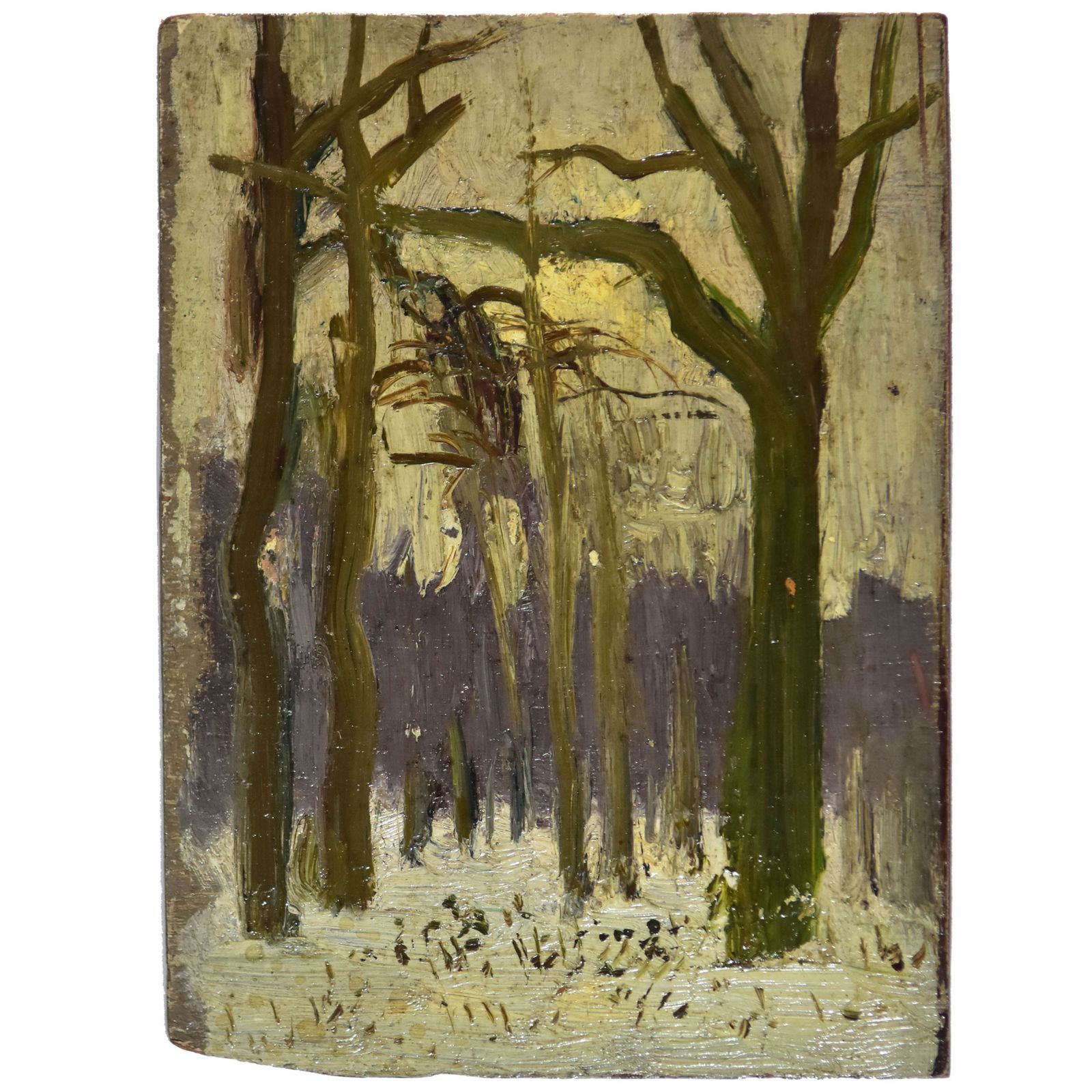 The Snowy Forest "French School By Charles Bousquet
