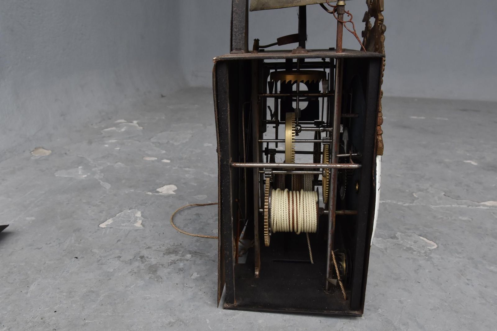 18th Century Rooster Comtoise Movement photo for sale