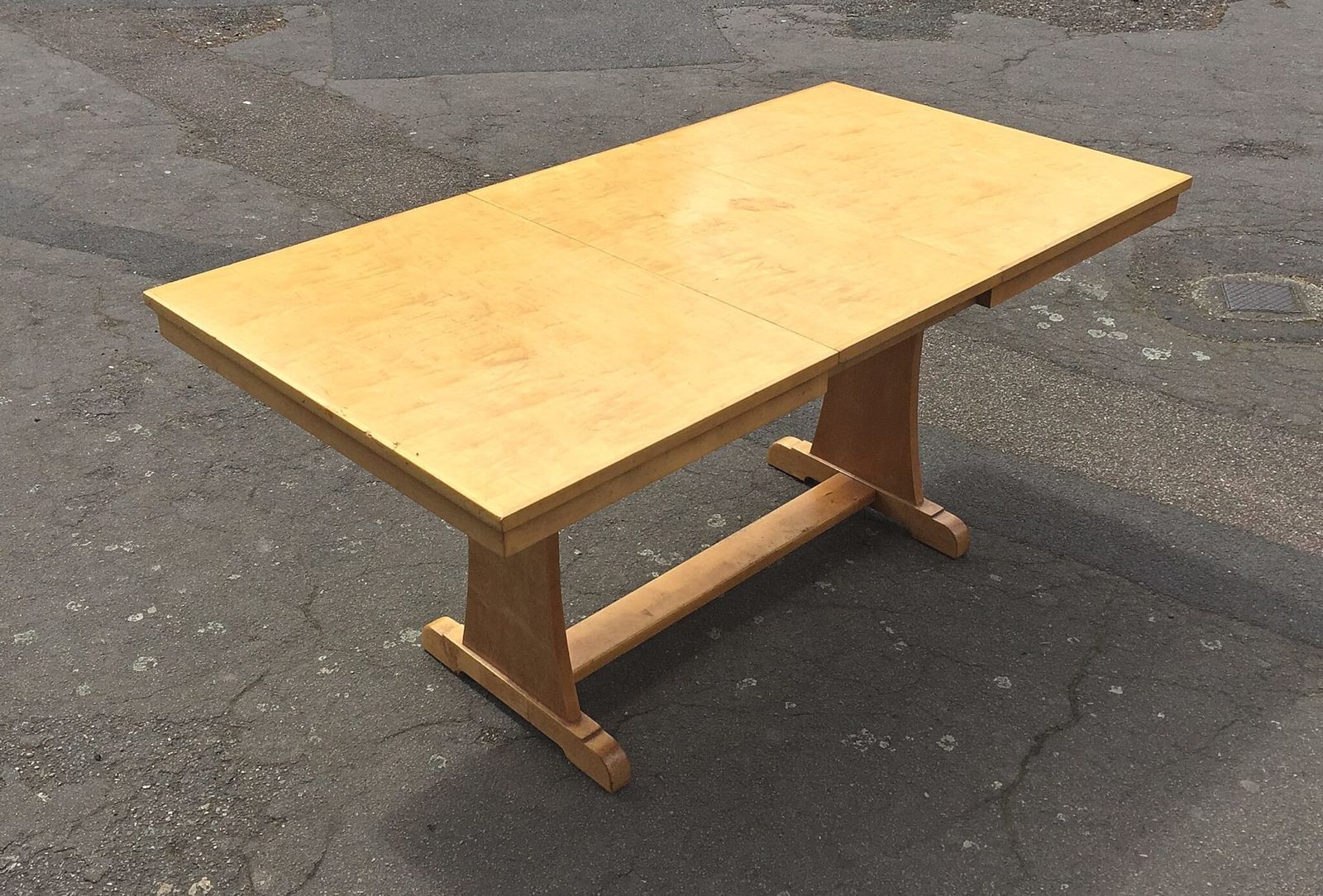 1930’s Art Deco Birch Dining Table