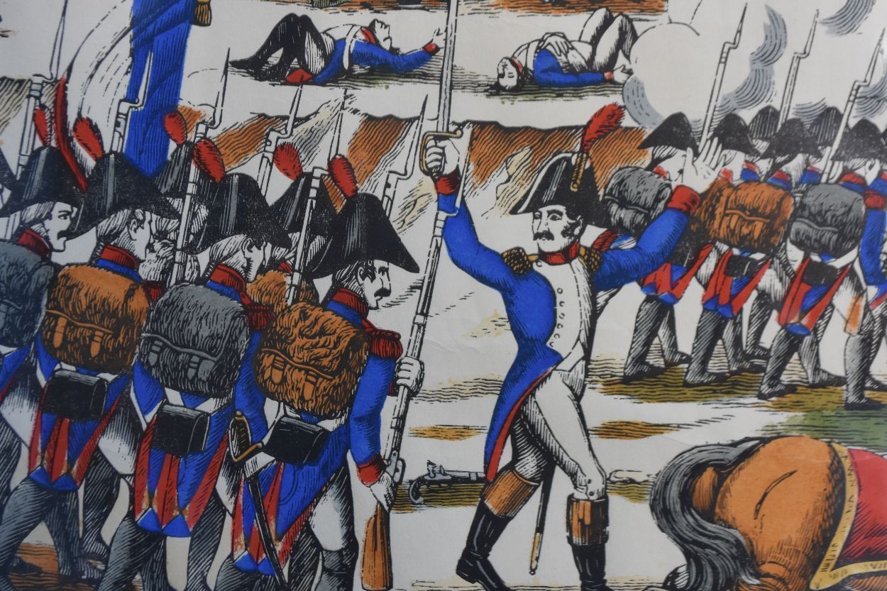 photo for sale Engraving In The Napoleonic Campaigns At The End Of The Xi Xth Century