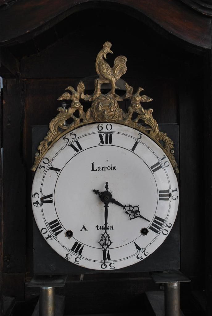 Comtoise Provence Clock In Walnut Xi Xth photo vinterior