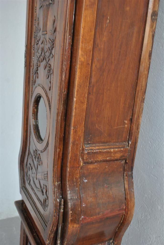 photo furniture Comtoise Provence Clock In Walnut Xi Xth