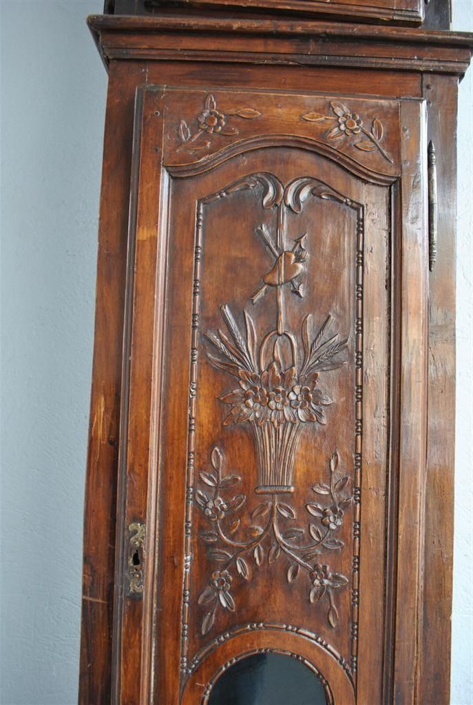 photo vinterior Comtoise Provence Clock In Walnut Xi Xth