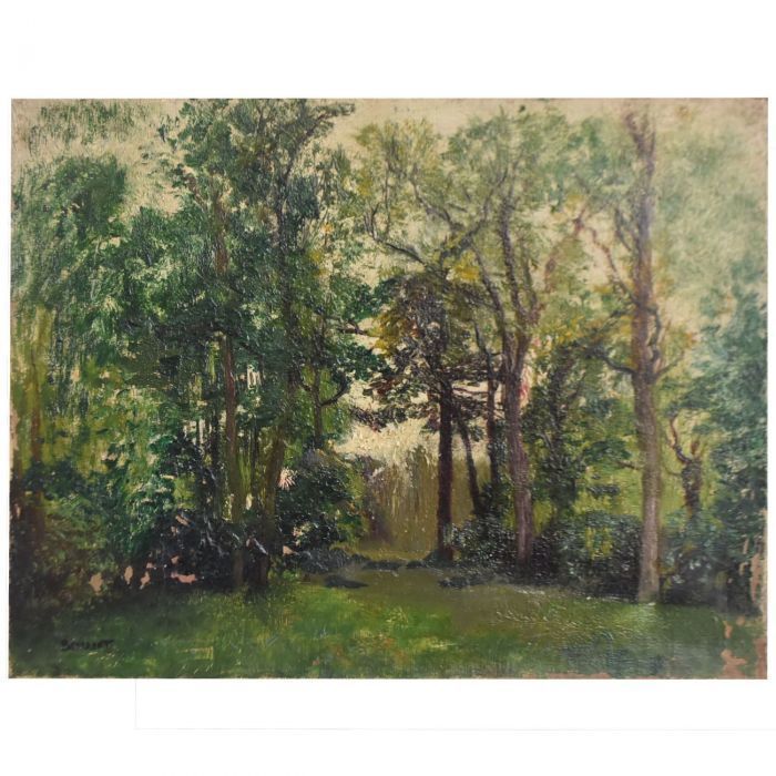 Landscape By Charles Bousquet French School