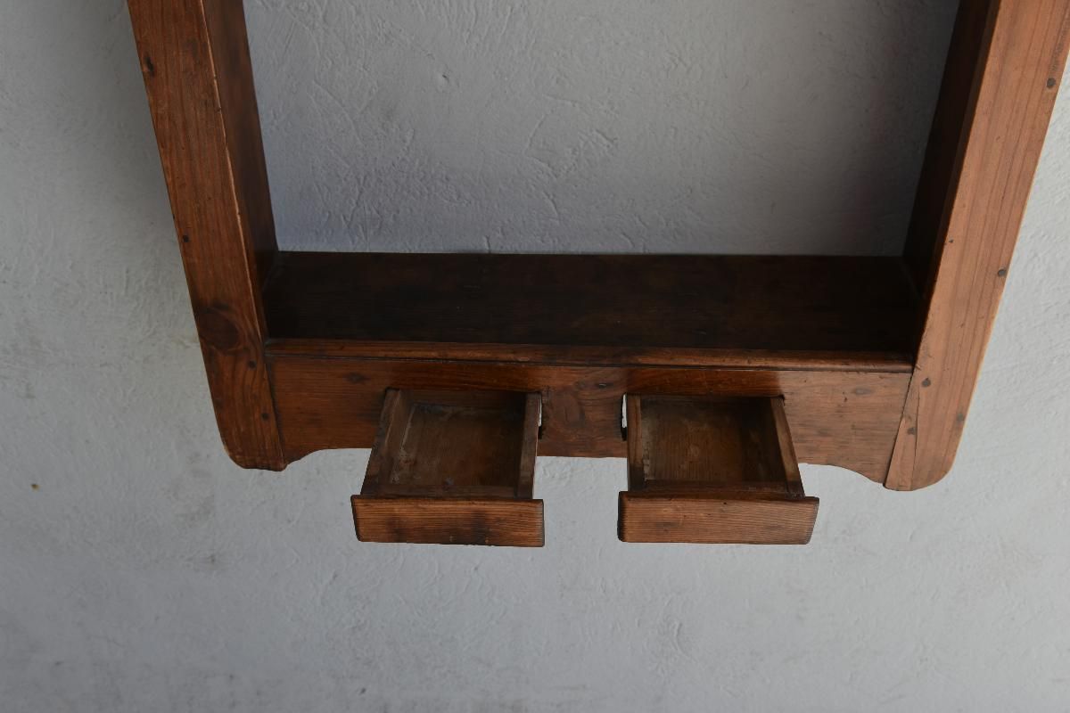 Rustic 1900 Pitchpin Shelf photo for sale