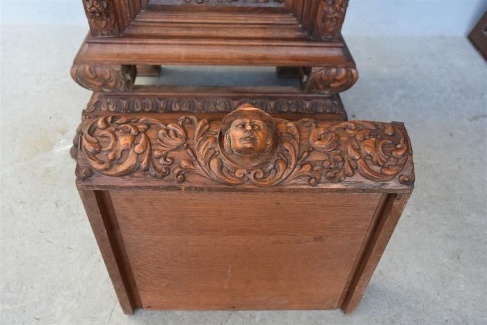 photo buy Kieninger Renaissance Style Oak Parquet Clock