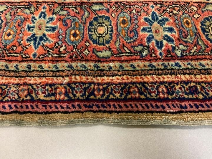 Distressed Turkish Rug 176x124 Cm Wool Vintage Shabby Chic Tribal Red, Beige photo buy