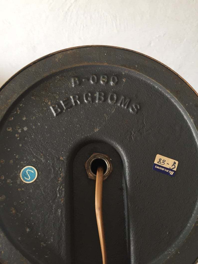 Top Quality Bergbroms Fantastic Floor Lamp   Glass Lampshade And Brass Body   1960s Sweden photo vinterior