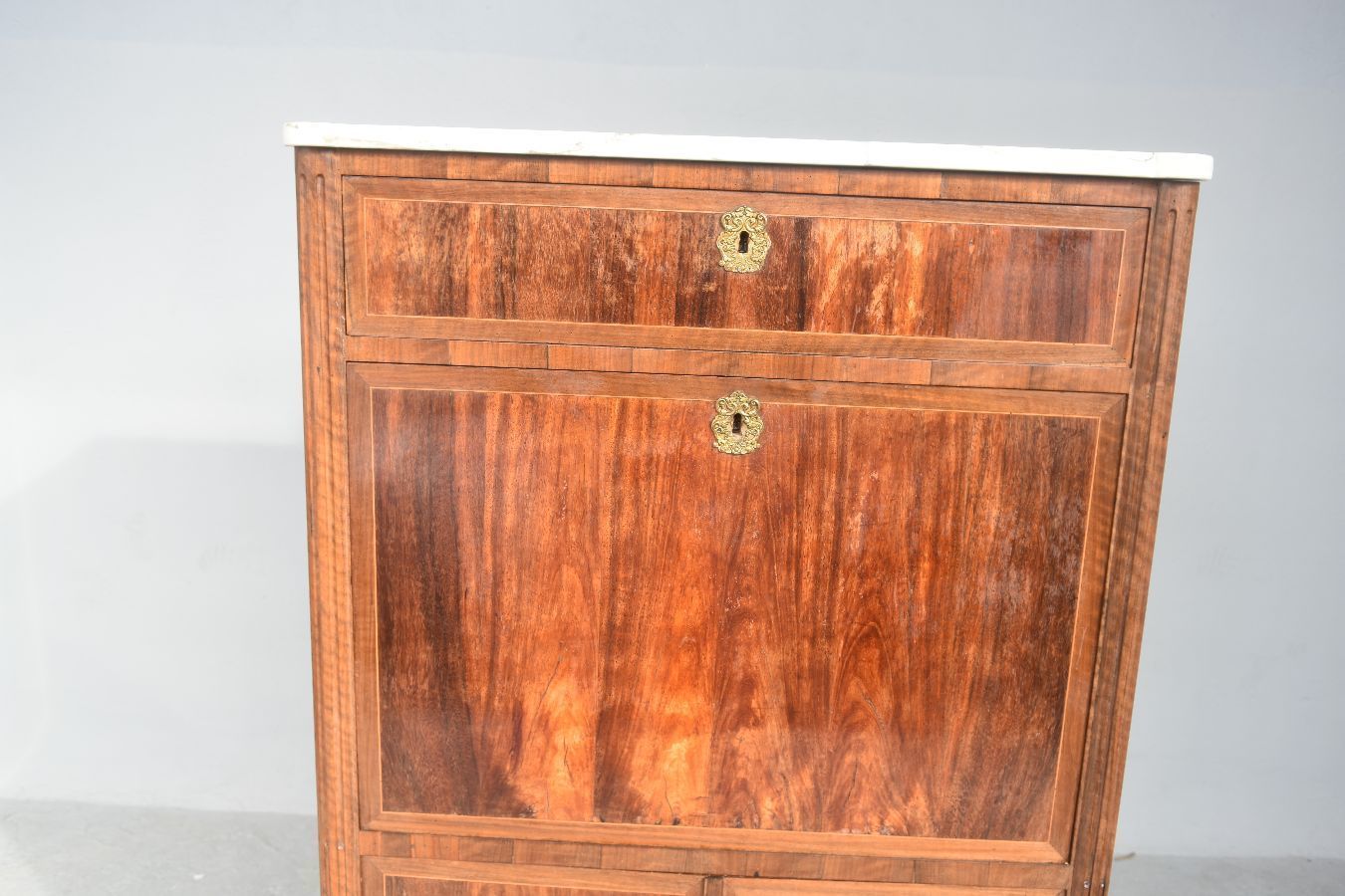 Secretary With 18th Century Mahogany Doors photo Furniture