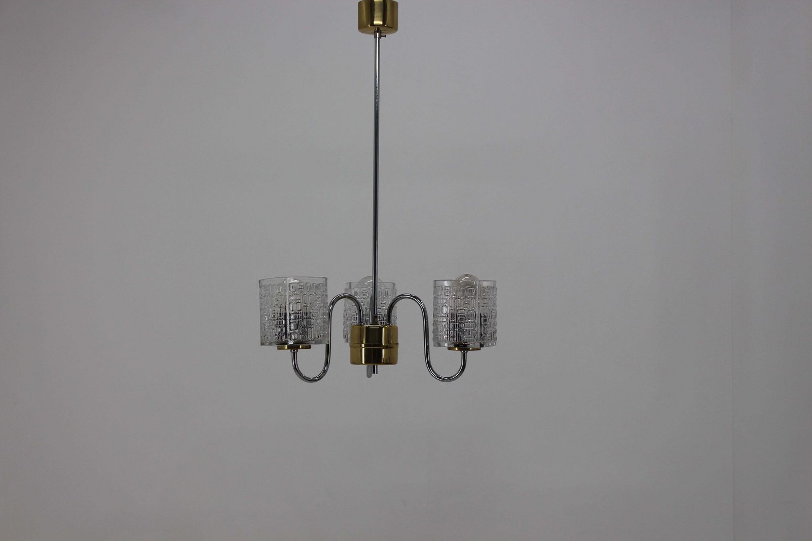 Mid Century Chandelier Lidokov, 1970s photo buy