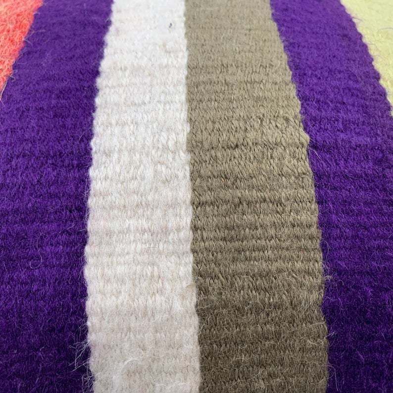 Vintage Turkish Kilim Cushion Cover, 40x40 Cm photo for sale
