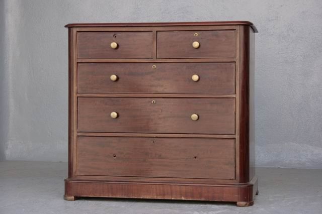 Navy Chest Of Drawers 1900 Mahogany photo furniture
