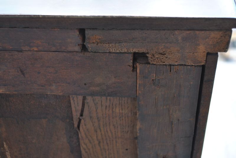 photo vintage Xi Xth Flamed Mahogany Chest Of Drawers