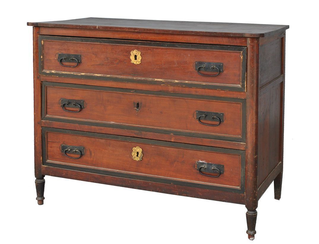 Louis XVI Period Chest Of Drawers In Walnut