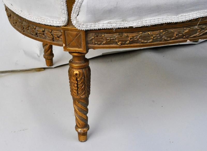 Marquise In Guilt Wood, Louis XVI Style, 20th Century photo buy