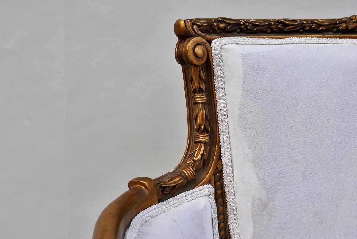 photo buy Marquise In Guilt Wood, Louis XVI Style, 20th Century