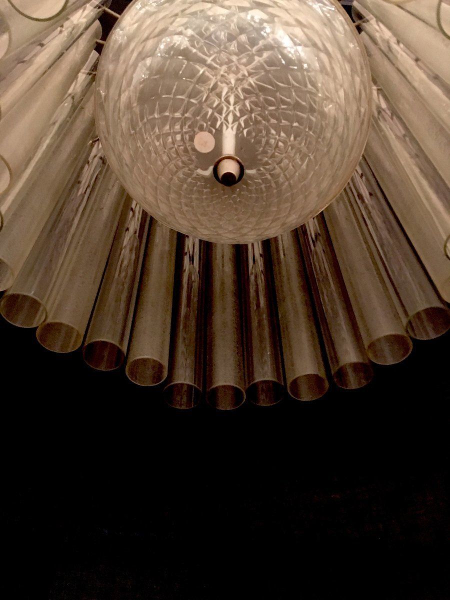 Ferro Ceiling Lamp For Galliano Ferro, 1950s photo for sale