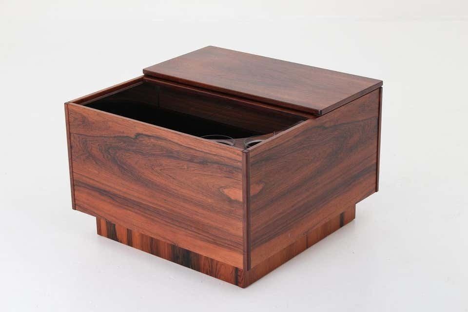 Swedish Midcentury Bar In Rosewood "Party Corner" By Wards Ateljéer Ab, 1968 photo furniture