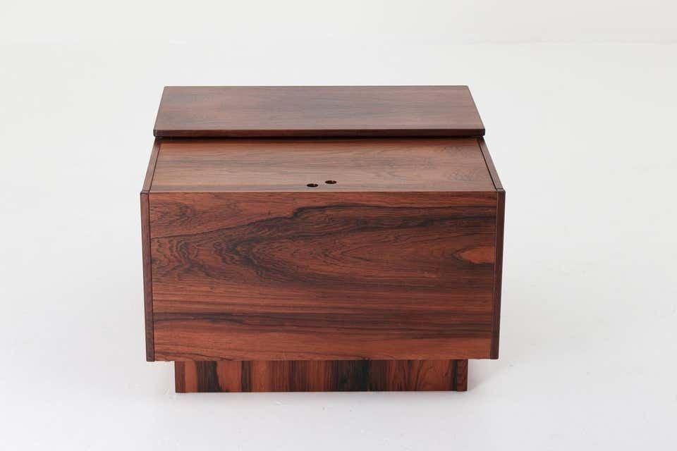 Swedish Midcentury Bar In Rosewood "Party Corner" By Wards Ateljéer Ab, 1968 photo for sale
