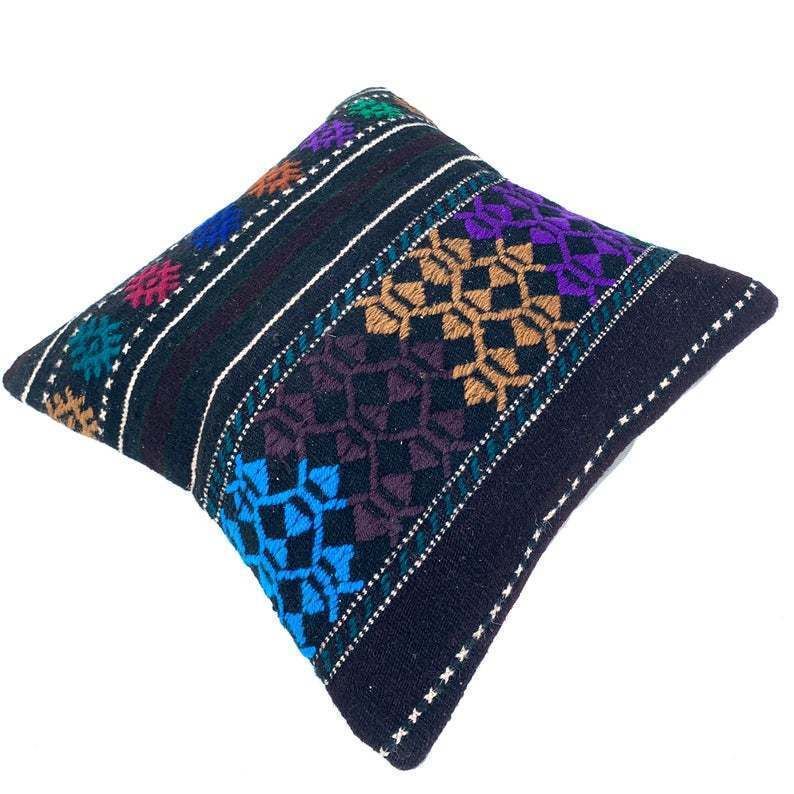 Kilim Pillow Moroccan Cushion 40x40 Kilim Pillows Kelim  Housse De Coussin Rug Pillow Turkish Cushion photo furniture