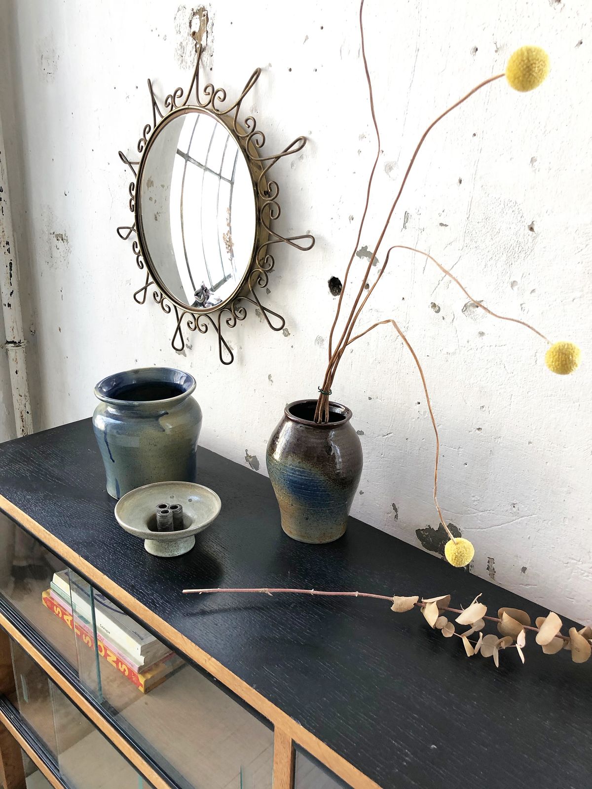 Scandinavian Ceramic Candle Holder photo for sale