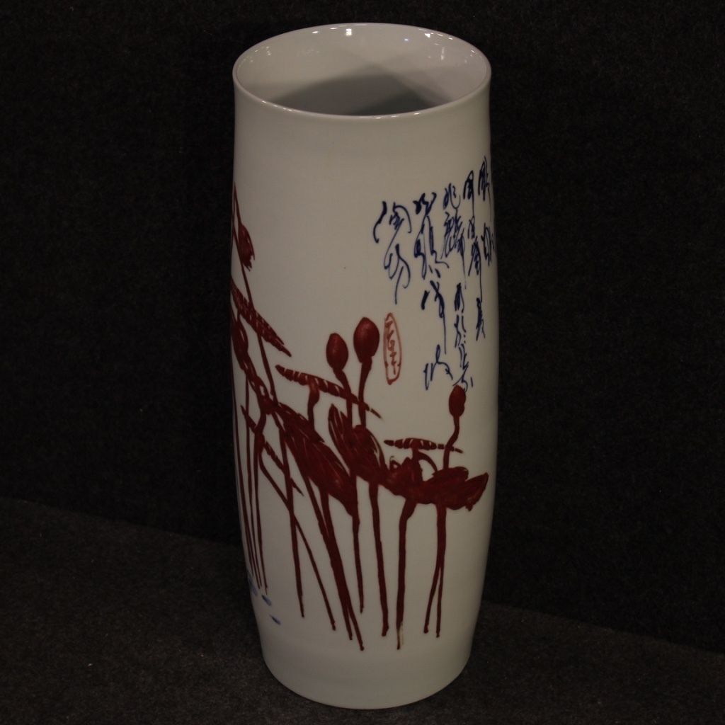 Chinese Ceramic Vase With Landscape photo furniture