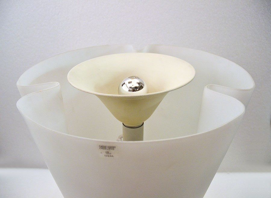 Large Murano Opaline Glass Table Lamp, 1970s photo 1044.0